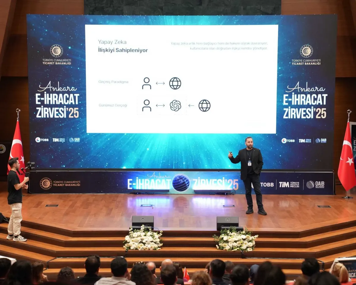 Ankara E-İhracat Zirvesi 2025 sahnesi